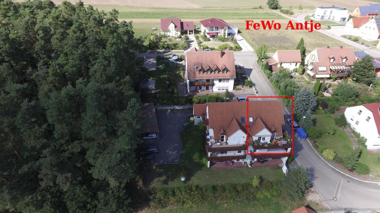 Ferienwohnung Fraenkisches Seenland - Fewo Antje Mitteleschenbach ภายนอก รูปภาพ